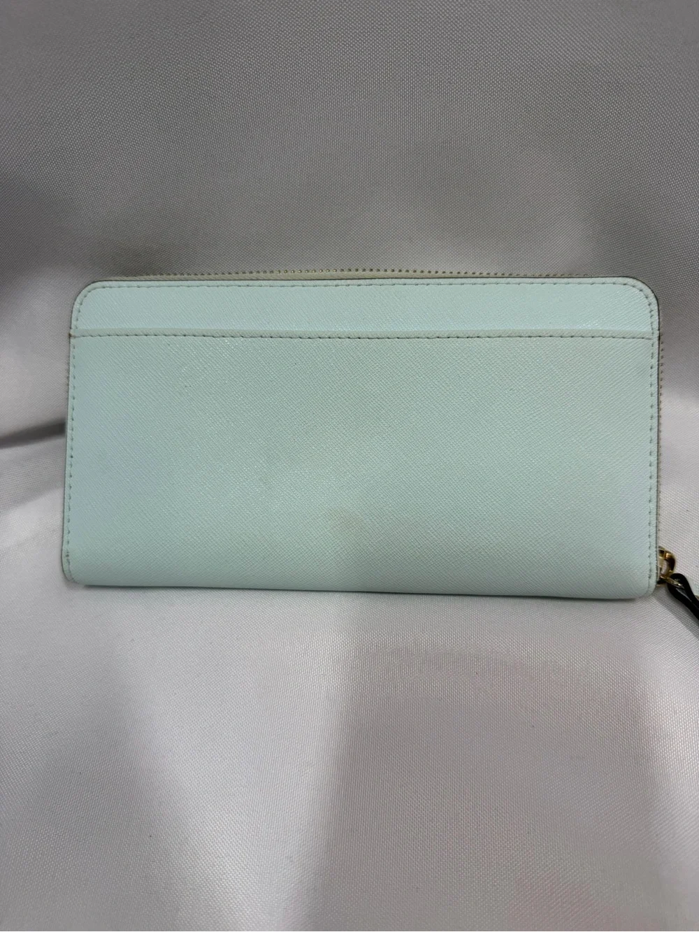 Kate Spade | Newburry Lane Talla Leather Wallet Light Blue Zipper